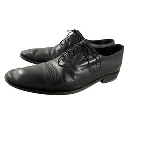 Bruno Magli Dress Shoes Mens Leather Oxford Lace Up Formal Black Size 40‎ US 10